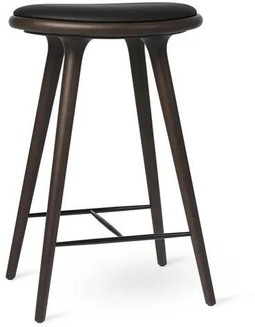 Mater High Stool Baarituoli Tummaksi Petsattu Pyökki 69cm