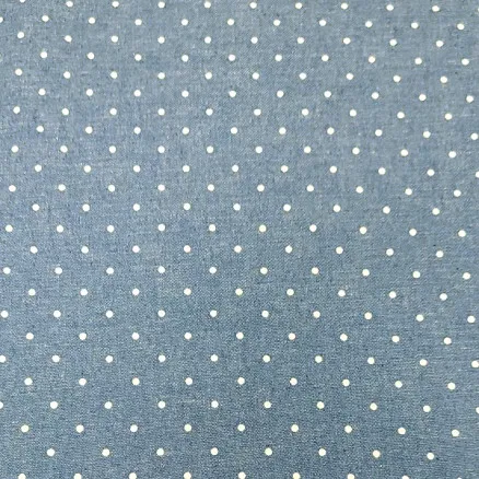 Denim Kangas 145cm 60 Pientä pilkkua Raidat - 50cm