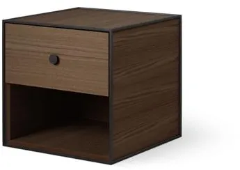 Audo Frame 35 yhdellä laatikolla 35x35x35 savutammi